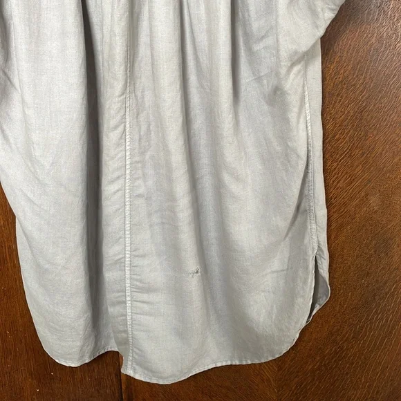 Aritzia Wilfred Bertillon Blouse “Ashen” Poet Button Up Drapey XXS - Picture 7 of 8